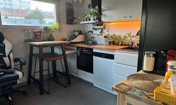 Monplaisir Wohnung | Entire apartment near Jean-Macé