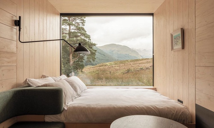 Lochearnhead Kabine | Modern cabin in the woods near Balquhidder