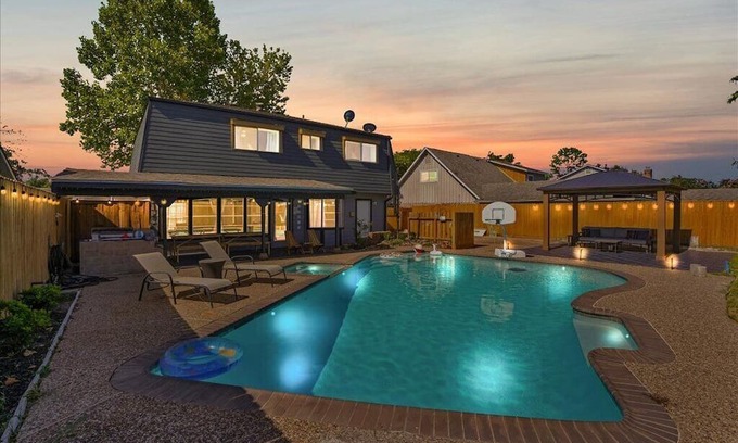 Meadows Place Haus | White Maples Poolside Paradise with Heated Pool!