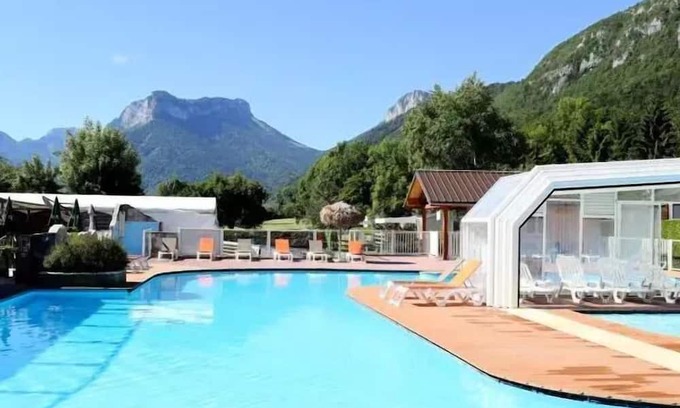 Chaparon Wohnmobilvermietung | Camping Les Fontaines* - Lodge Kenya 3 rooms 5 people