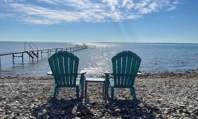 Suttons Bay Haus | Lakefront Home 20 Minutes from Traverse City