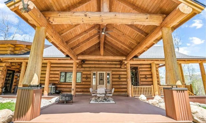 Clark Haus | Custom Log Home in North Routt. Enjoy Biking, Hiking, Swimming, Fishing and Life