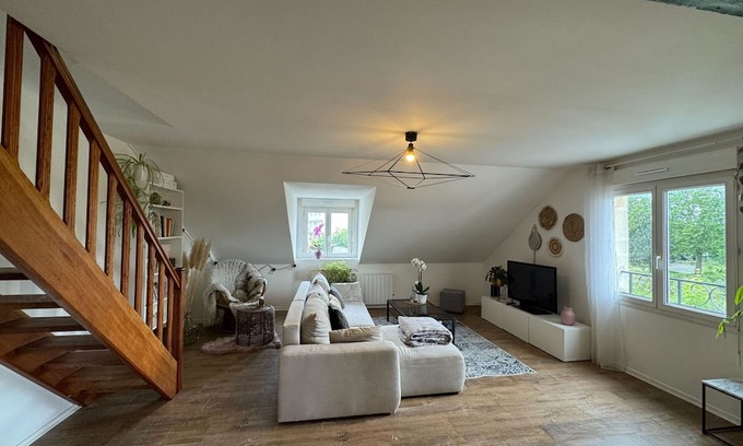 Le Marais Wohnung | Spacious duplex in the heart of Caen