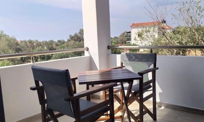 Kampos Marathokampou Wohnung | Apartment overlooking ocean