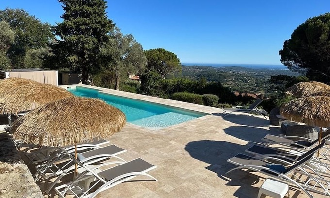 Magagnosc Eigentumswohnung | Grand Gîte 7 Personnes Avec Accès Piscine Partagée