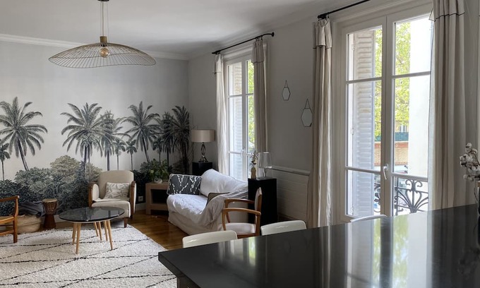 Centre Ville Wohnung | Duplex 7 rooms Boulogne Center