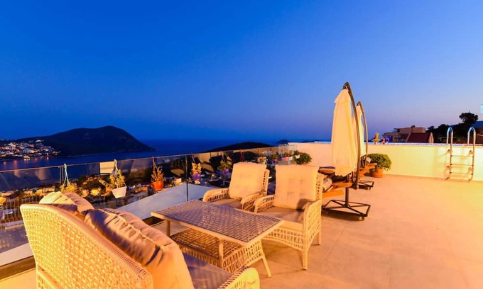 Serik Villa | Super Luxury Villa With Wonderfull Sea view, indoor swimming pool with sauna and