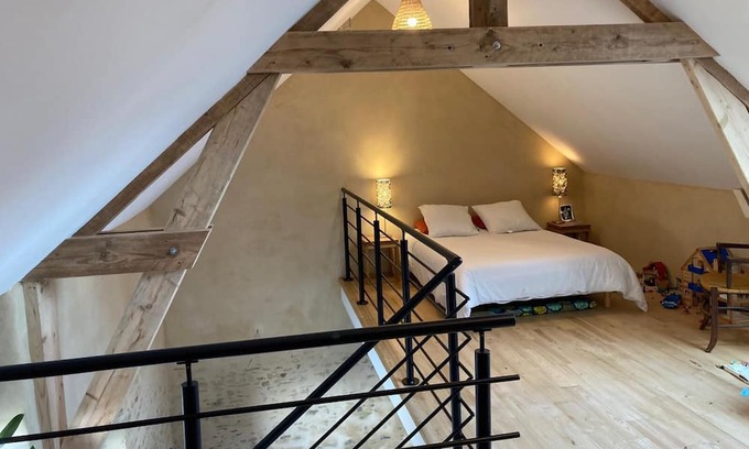 Saint-Seglin Wohnung | Le 6, Logement Chaleureux, Calme et Verdure