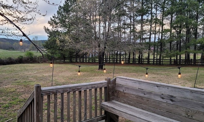 Quitman Haus | Eclipse by the lake or at this beautiful home with 3 acres.