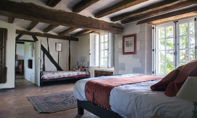 Le Plessis-Grammoire Haus | Manoir XVI Dans un Lieu Ressourçant de Biodiversité et Piscine Proche D'angers
