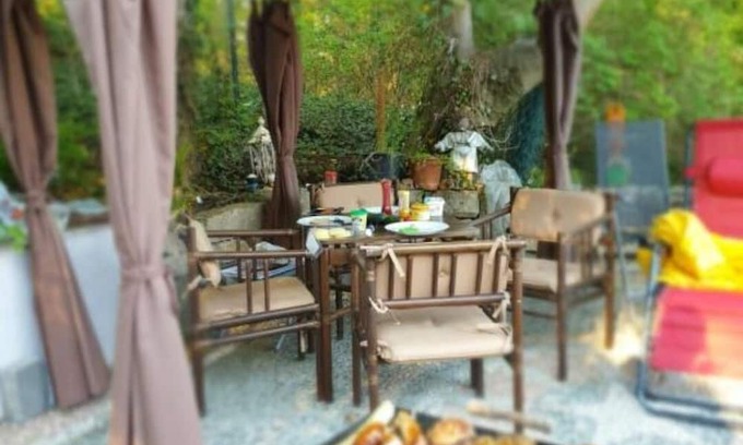 Bad Sulza Haus | Holiday Home 'Tinyhaus Wolkenlos' with Shared Terrace, Wi-Fi and Air Conditioning