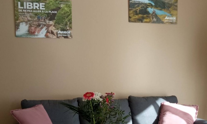 Fougax-et-Barrineuf Wohnung | Gîte Ensoleillé, au Calme et de Plain Pied