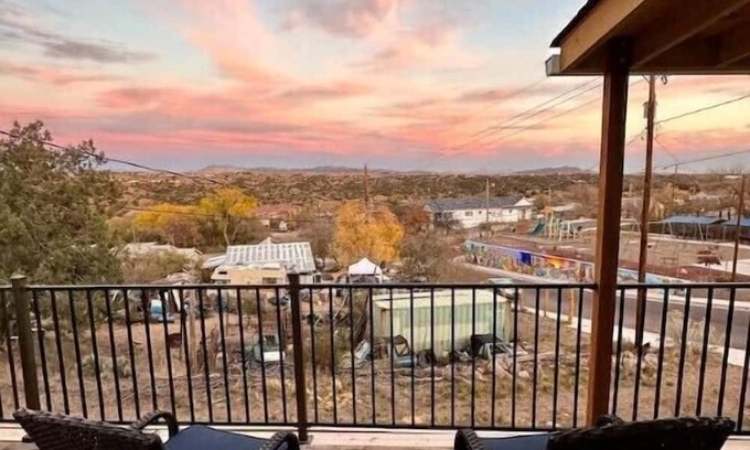 Tyrone Haus | Huge views from the Zia House just above downtown