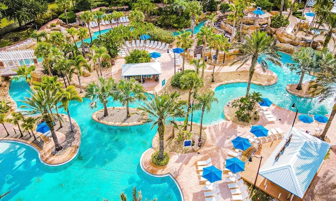 Galilee Haus | Modern Condo with Large Outdoor Patio. Reunion Resort Water Park Access near Disney at Spectrum Resort Orlando by Rentyl – B16 #137