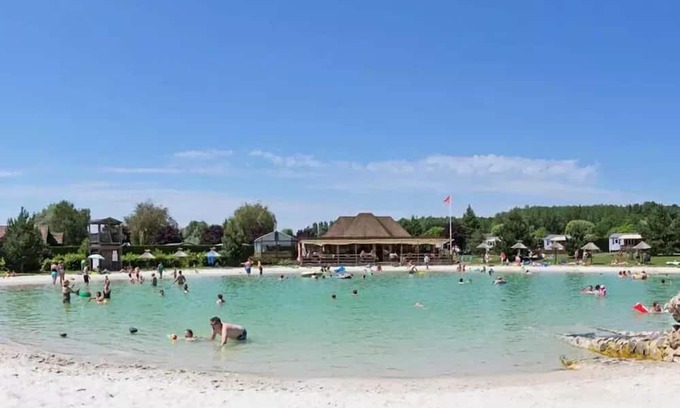 Berny Riviere Haus | La Croix du Vieux Pont campsite* - Classic 3-room mobile home for 4/6 people