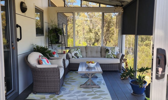 Southern Hütte | Beautiful modern, Two bedroom unit located on 63 acres in Mountain River.