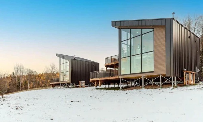 Waterford Kabine | STOKE Luxury Basecamp Cabin with Epic Views next to Poley Mountain