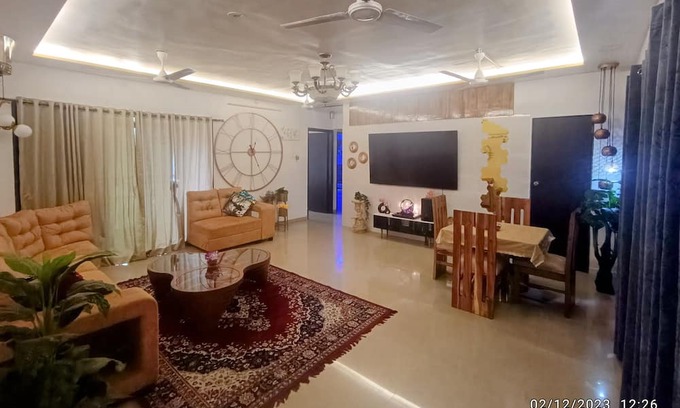 Kharghar Wohnung | A fully equipped 3 BHK with scenic surroundings and modern amenities