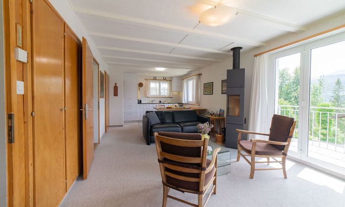 Wildhaus Haus | Wiesel 4-room holiday home with view on the Toggenburg mountains