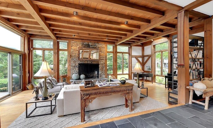 Becket Haus | Woodland Haven w/ Heated Pool by Evergreen Home
