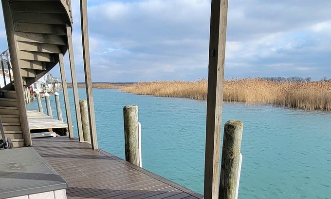 Anchorville Haus | Lake St. Clair Canal Cottage. Fishing, views, dockage, and more!