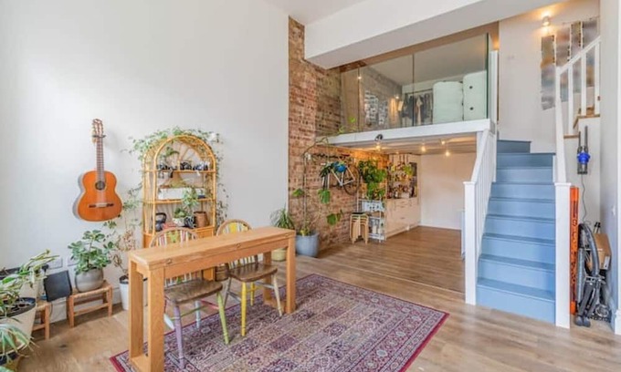 Wallington Wohnung | NY style studio 26 min to London