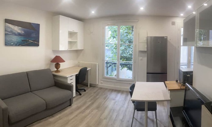Epinettes Wohnung | Studio Paris 17 Batignolles/epinnettes 21m2