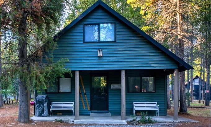 Island Park Kabine | Cozy Bear Cabin | Sleeps 8 | Close to River | 33 miles to YNP