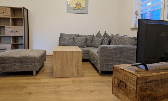 Bechhofen Wohnung | Holiday Apartment "Seenlandliebe - Wiesethblick" with Shared Garden