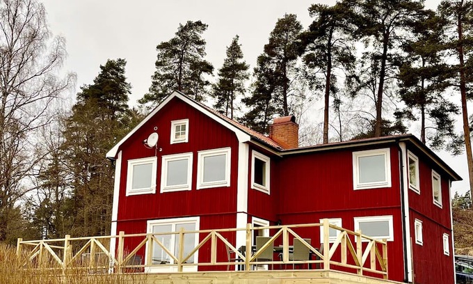 Vreta Kloster Haus | Flemma Gård The lake view with sauna