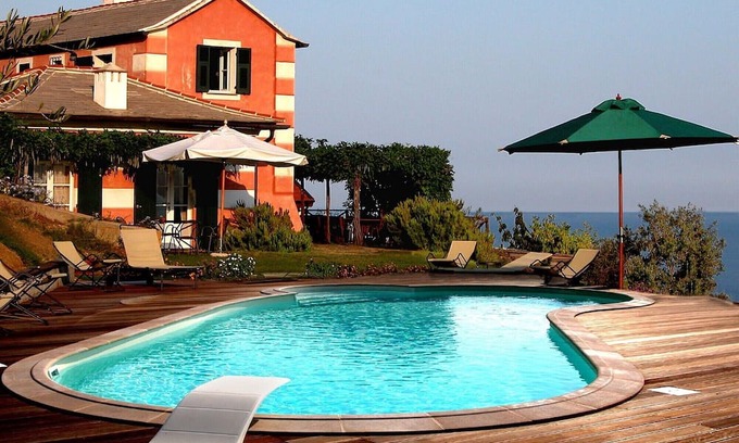 Celle Ligure Wohnung | Studio Apartment "Capanno - Natta Di Monte Tabor" with Sea View, Shared Pool & Wi-Fi