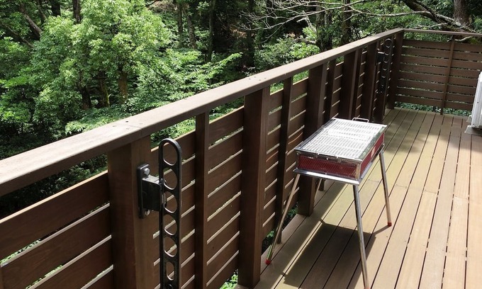 Ajiro Haus | The living room can be used as a music studio / Atami Shizuoka