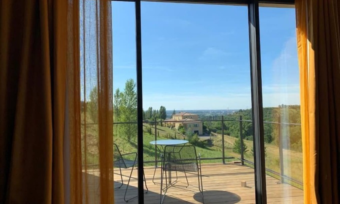 Vieille-Toulouse Wohnung | Studio Design, Terrasse et Belle Vue, Cuisine, Douche à L'italienne no2
