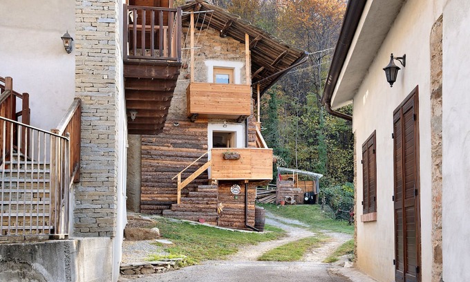 Venasca Skihütte | Chalet "Betulla" with Mountain View, Balcony & Wi-Fi