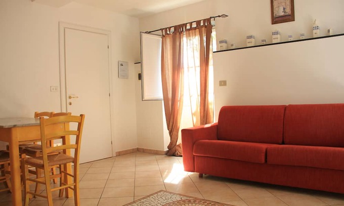 Bogliasco Wohnung | Room 'Camera Mimosa' with Sea View, Wi-Fi and Air Conditioning