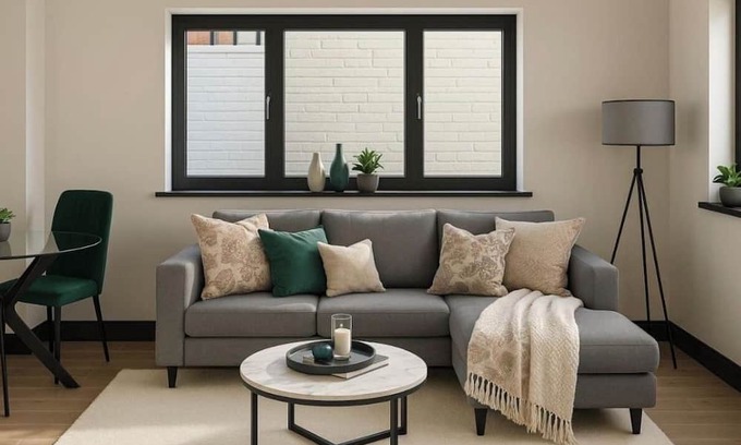 North Finchley Wohnung | Luxury and Spacious 1BR Flat Sleeps 4 with Private Patio I Excellent Location