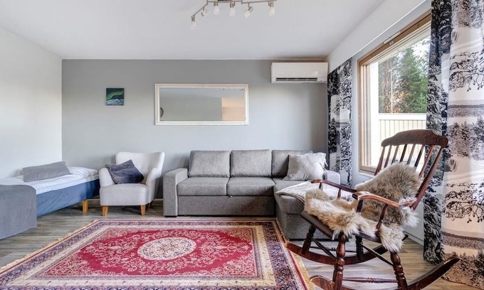 Rovaniemi Wohnung | Cozy Haven Rovaniemi, 2BDR, Sauna, Parking & Wifi