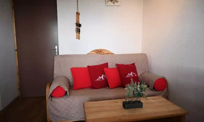 Vallandry Wohnung | Residence Cret De L'ours 1 - Apartment 2 rooms 4 people in Vallandry close to the slopes and shops