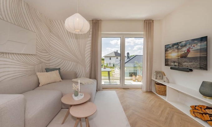 Ueckeritz Wohnung | Luxurious vacation home "Domizil zum Lerchengrund 04" in Ückeritz close to the beach wi