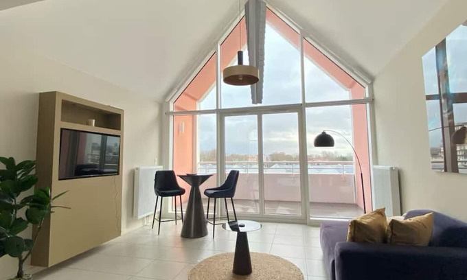 Glacis-Victoire Wohnung | La Suite Design Malo les bains Dunkerque plage, Terrace, Wifi, Netflix