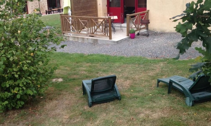 Falleron Hütte | Gîte rustique avec piscine couverte, terrasse privative et activités pour enfants à Falleron