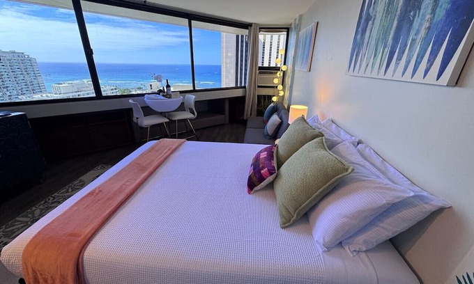 Waikiki Wohnung | Romantic View walk to beach*shopping* Friday fun