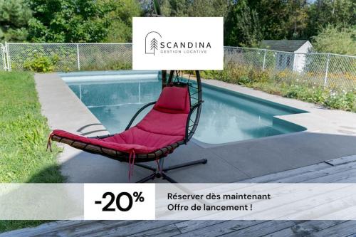 Sainte-Marcelline-de-Kildare Skihütte | Piscine Lac des Français Chalet Menoua